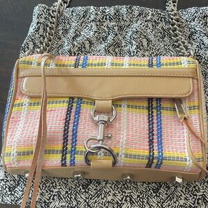 Rebecca Minkoff Mini Mac Neon Tweed Crossbody
